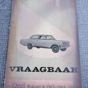 Vraagbaak Opel Rekord A 1963-1965